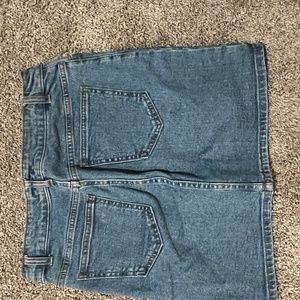 Bleu jean skirt